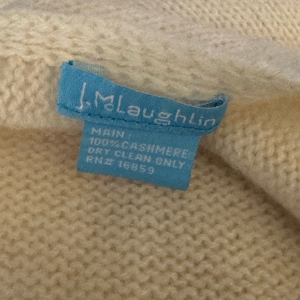 J. McLaughlin cashmere poncho - Picture 7 of 7